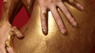 Lauren Summer Nude Patreon Gold Body Paint Video  Nudes