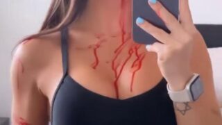 Giovanna Eburneo Bodysuit Zombie Cosplay Video Leaked