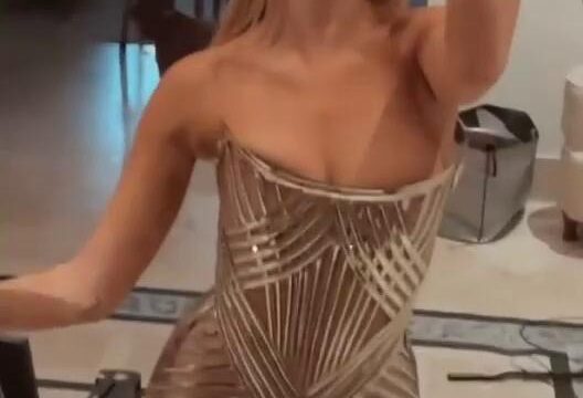 Lele Pons Flaunts Her Boobs in a See-Through Dress